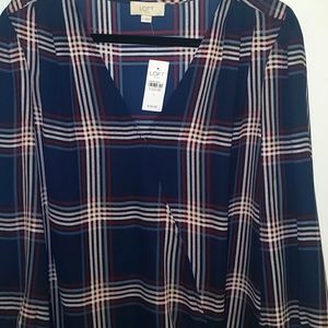 NWT Ann Taylor Loft outlet blouse